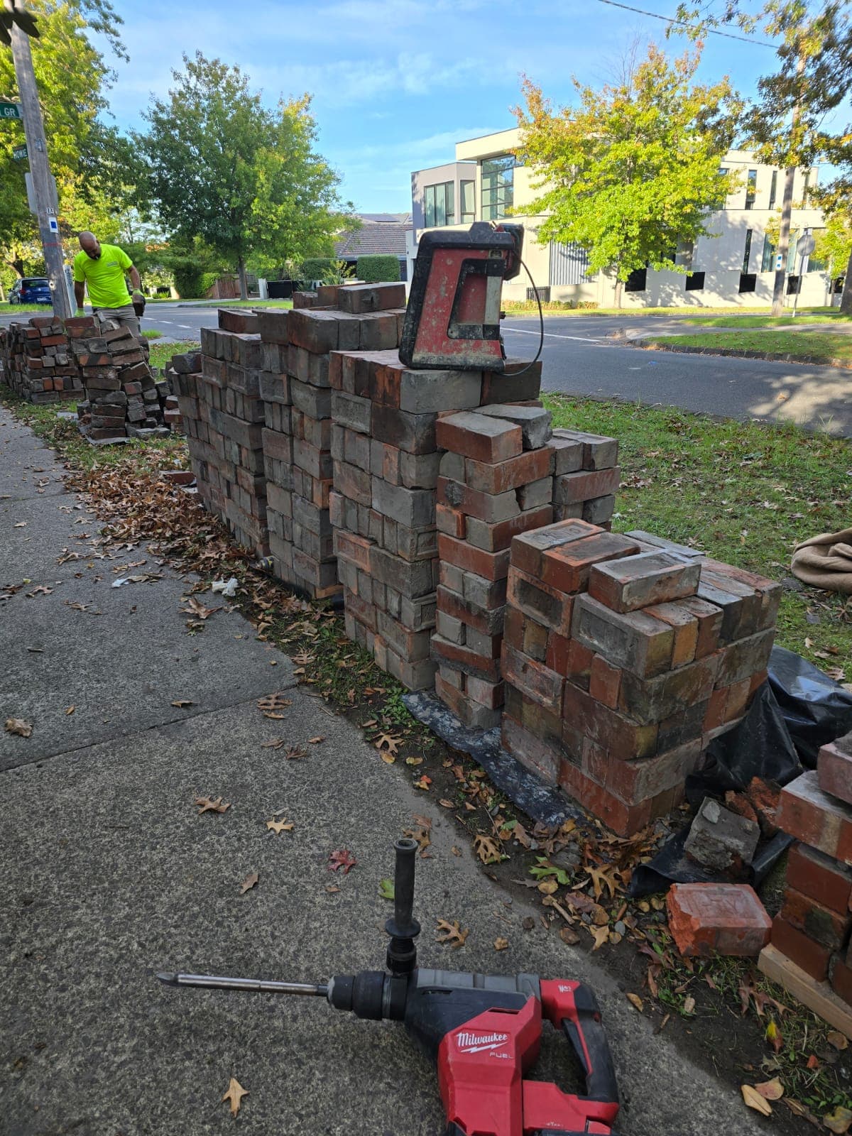 Remedial heritage masonry repair in progress on a Canterbury period property by Goodwin Bricklaying