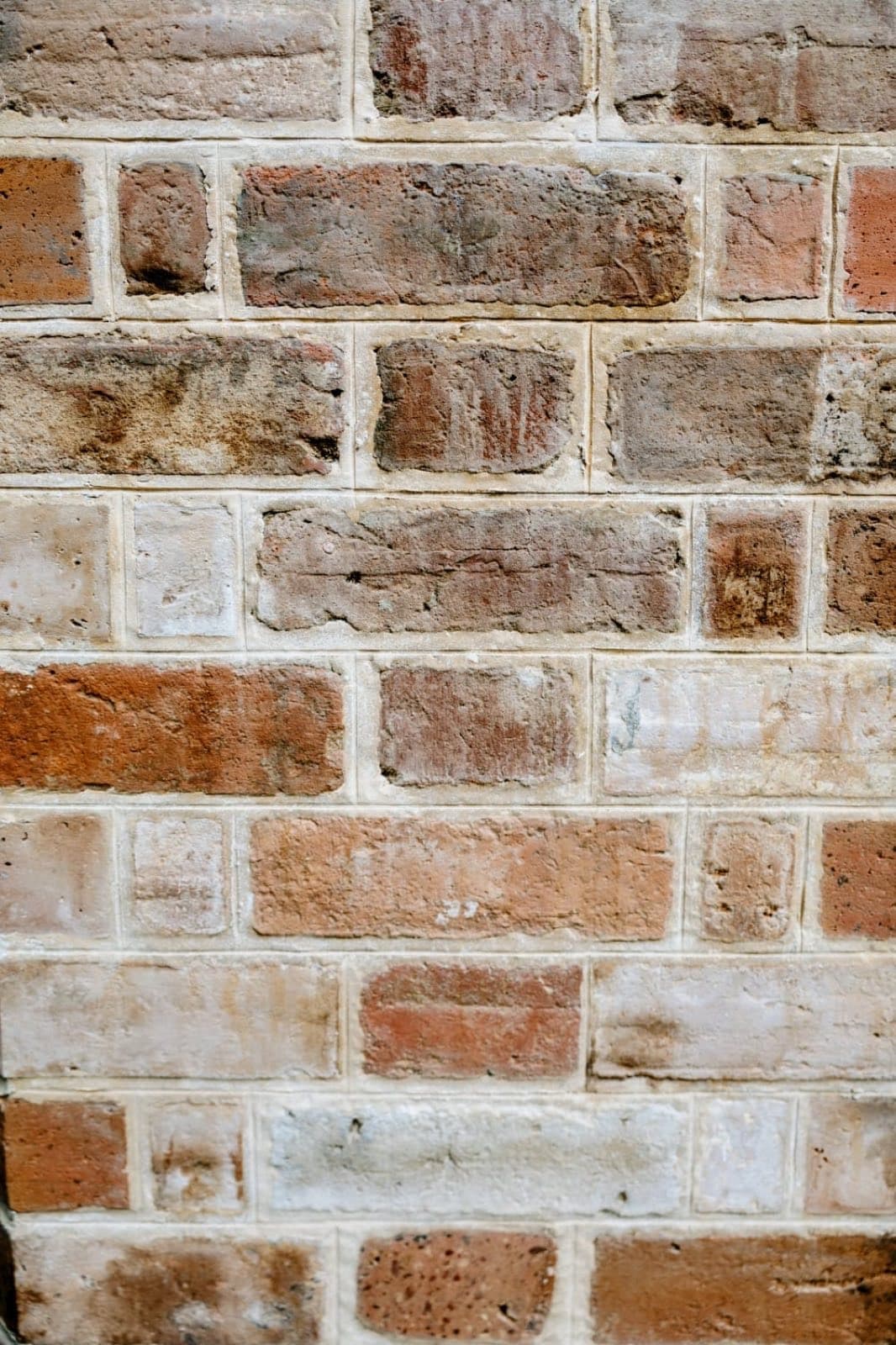 Close detail of penny rolled pointing, a fine central groove run between two rounded mortar shoulders, by Goodwin Bricklaying
