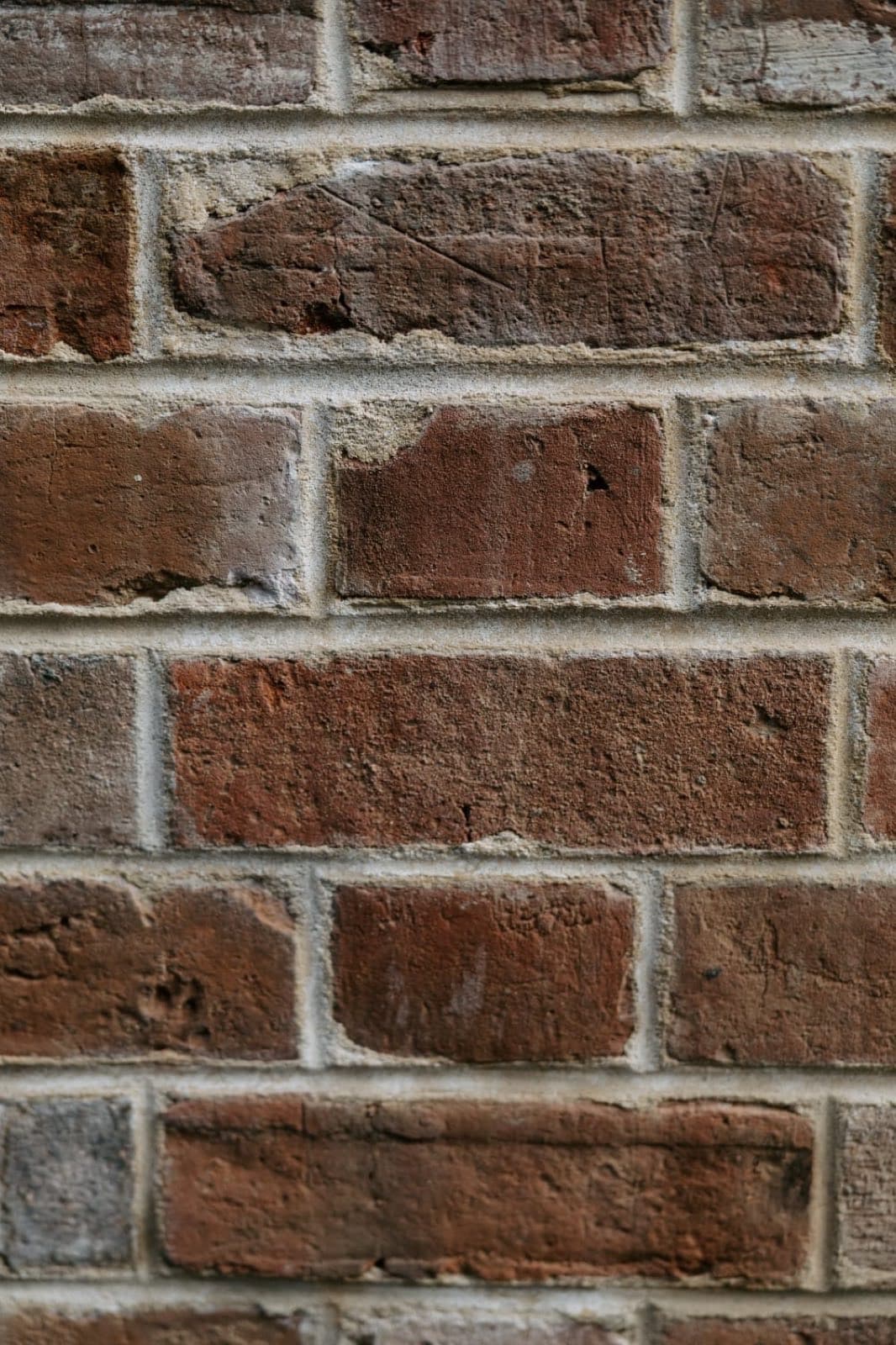 Rolled mortar joint finished by hand on weathered heritage brickwork, Goodwin Bricklaying Melbourne