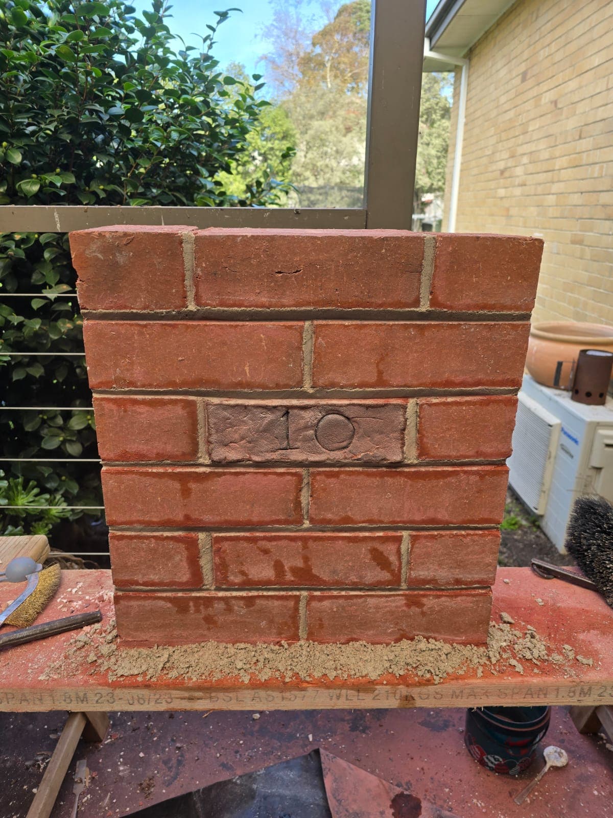 Fine traditional tuck pointing on heritage brickwork by Goodwin Bricklaying